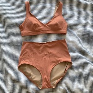 Lululemon Honeycomb Bikini high waisted